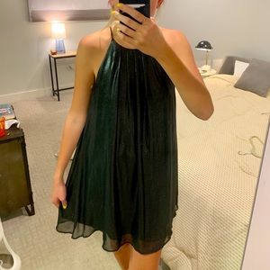 Muted Shimmering Black Dress